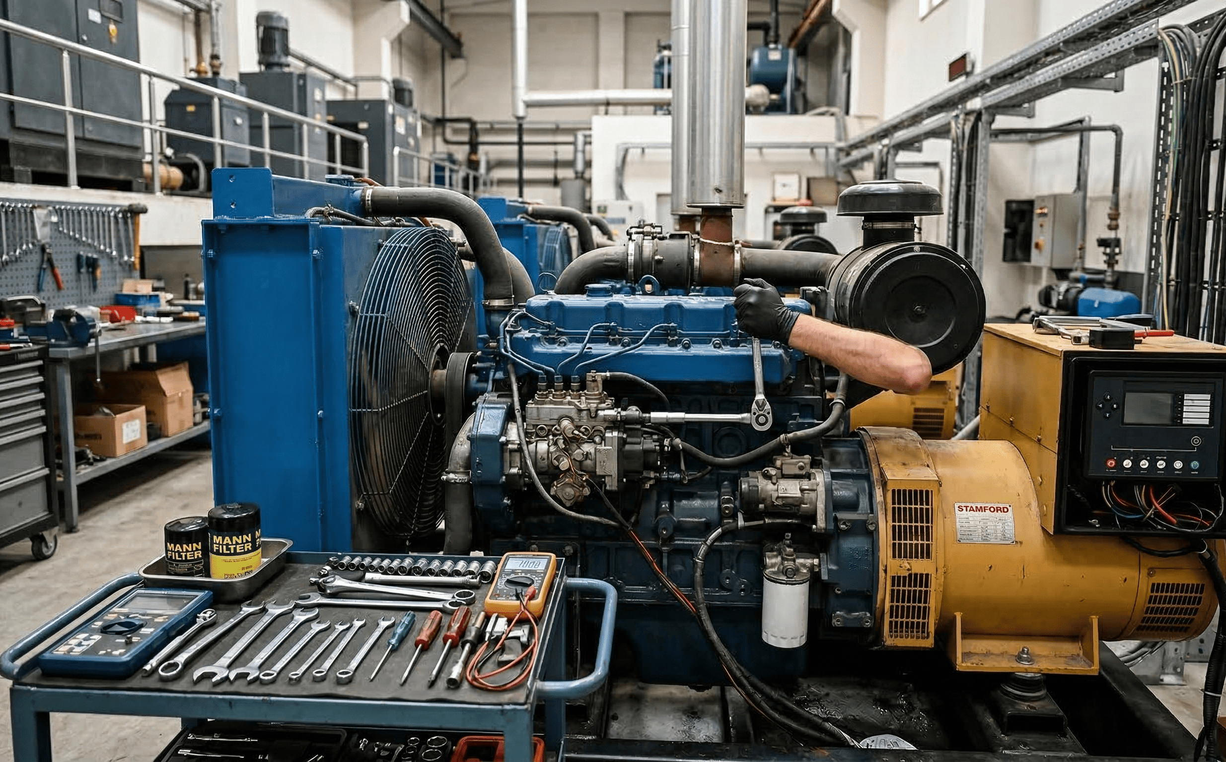 ⚙️ Jeneratör Bakım & Onarım
